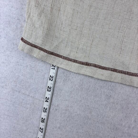 Vintage CM Shapes Crop Tank Women's Large Rayon Acetate Flax Blend Breathable - Picture 6 of 7